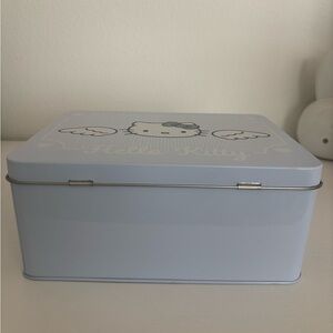 Sanrio Hello Kitty Blue Storage Tin